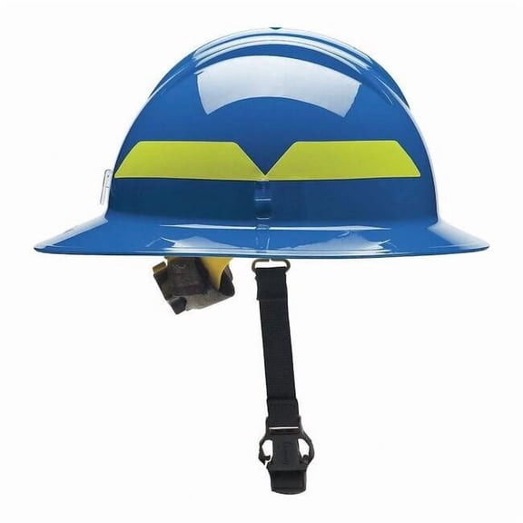 Bullard Fire Helmet,Blue,Thermoplastic FHBLR