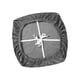 thumbnail image 5 of Funda de asiento de silla elástica extraíble universal para silla de oficina o computadora Gris oscuro, 5 of 9