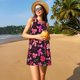 thumbnail image 3 of Fotbe Various pink and red Bow knots Vestido de Verano sin Mangas para Mujer – Vestido Midi Línea A, Estilo Camiseta Floral, Vestido Playero Casual y Fluido, 3 of 7