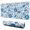 Pioneer Flower Floral-1, variant on Long Mouse Pads for Desk,Pioneer Flower Floral Print Pattern Desk Mats on Top Of Desks, Desk Mouse Pad Extra Large with 3mm Non-Slip Base and Stitched Edge for Gaming,Office,Work,Home 31.5"x11.8"