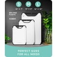 thumbnail image 4 of Cutting Boards for Kitchen - Plastic Cutting Board Set of 3, Dishwasher Safe Cutting Boards with Juice Grooves, Thick Chopping Boards for Meat, Veggies, Fruits, Easy Grip Handle, Non-Slip (Black), 4 of 9