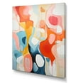 thumbnail image 2 of Designart "Atomic Abstraction Pink Beige Mid Century Art II" Abstract Canvas Art Print, 2 of 5