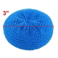 thumbnail image 2 of Unique Bargains 5pcs Dish Pot Pan Plastic Mesh Scouring Cleaning Scrubber Pad Blue, 2 of 5