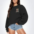 thumbnail image 2 of VBARHMQRT Navy Blue Sweatshirt Embroidered 2025 Senior Shirt Custom for Seniors Graduation, 2 of 5