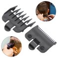 thumbnail image 2 of Hair Clipper Guards Guides, Professional Hair Clipper Guide Combs Replacement Hair Guards Combs Hair Trimmer Supply (Black), 2 of 9