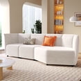 thumbnail image 2 of Miekor Furniture Ustyle Stylish Sofa Set with Polyester Upholstery with Adjustable Back with Free Combination for Living Room 303AAA, 2 of 9