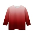 thumbnail image 5 of Girls Long Sleeve Shirts Soft Cotton Crewneck Girls' Basic Long-Sleeve T-Shirts Toddlers' Tagless Tees Red 120cm/47in, 5 of 5