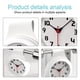 thumbnail image 3 of Reloj digital silencioso impermeable a la moda, reloj resistente al agua para cocina y baño, 3 of 5