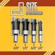 thumbnail image 2 of Carbon Steel Wood Plug Cutter Cutting Power Drill Bit Set Craft Tool4pcs, 2 of 4