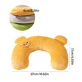 thumbnail image 3 of AOOOWER Simulation Plush Cats Pillows Creative Cats Pillows Dog Sleep Neck Pillows for Kittens, Durable and Portable, 3 of 21