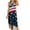 Blue, variant on Ichaunyi Summer Dresses Women O-Neck Sleeveless Sling Slit Independence Day Printing Casual Long Dresses