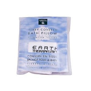 Earth Therapeutics Terry Covered Bath Pillow White 1 Unit