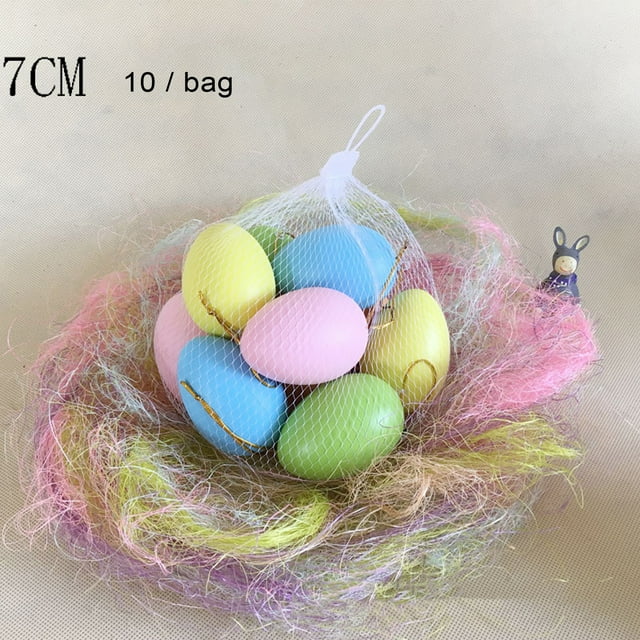 TheFound Easter Eggs Simulation Plastic Easter Eggs for Handmade DIY Graffiti