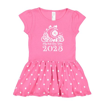 

Inktastic My First New Year 2023 Rabbits Gift Baby Girl Dress
