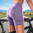 thumbnail image 4 of Shadoumai Padded Bike Shorts Women 4D Padding Cycling Shorts with Pocket Road Mountain Ride Womens Biking Bicycle Biker Shorts, 4 of 4