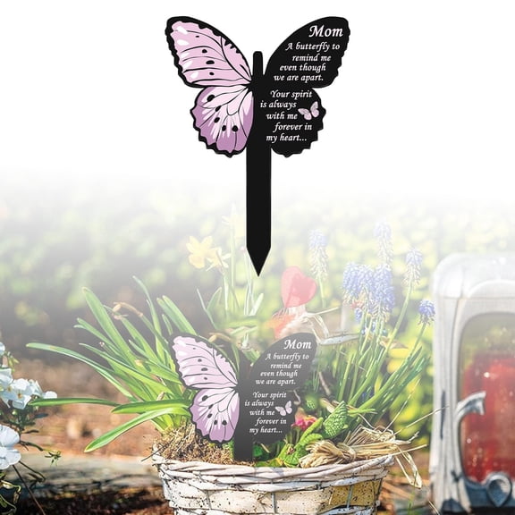 Butterfly Memorial Stakes Cemetery Decorations For Memorial Stakes New Sympathy Memorial Plaque For Outdoor Decorations For Garden Yard