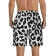 thumbnail image 3 of Kll Similar To Leopard Print Men'S Casual Summer Beach Shorts Hawaiian Shorts With Pockets-X-Large, 3 of 9