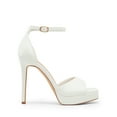 thumbnail image 2 of DREAM PAIRS Women's Stiletto High Heels Platform Ankle Strap Square Open Toe Dress Sexy Sandals, 2 of 7