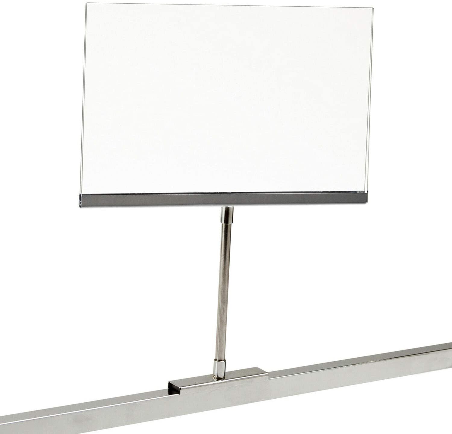 Retail Rack Acrylic Frame Magnetic Base Sign Holder, 7