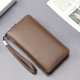 thumbnail image 1 of Cartera de almacenamiento portátil ultrafina y sencilla con cremallera de gran capacidad, multifunción, para hombre y mujer, 1 of 4