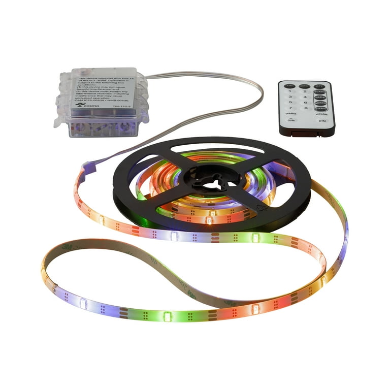 LGIDTECH LED Strip Lights 5m RGB+CCT Color Changing IP67 Waterproof, 5050SMD 300 LEDs, 12V DC For Indoor/Outdoor Holiday Decor