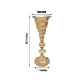 thumbnail image 3 of Efavormart 2 Pack | 15.5" Tall Gold Trumpet Vase | Metal Flower Vase Wedding Centerpieces, 3 of 8