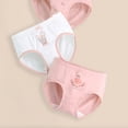 thumbnail image 4 of Coerni Kids Toddler Baby Girls Underwear Cute Print Underwear Shorts Pants Cotton Briefs Trunks 3PCS Girl Panties 5t, 4 of 5