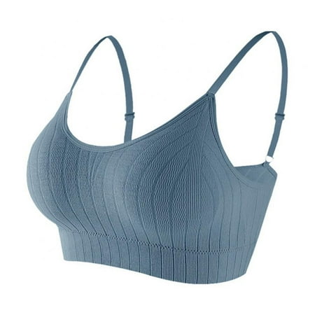 

Pretty Comy Women s Adjustable Straps Gather Bra 3Pack Beauty Back Wrap Chest Bandeau Paded Breathable Bras