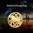 thumbnail image 4 of Nuevo anillo de bola de esfera astronómica anillo de dedo pareja amante joyería regalo Vintage complejo giratorio esfera armilar anillo 7-12 Ropa, zapatos y accesorios Miscelánea dorado 8 # Minnieouse PS16164-04, 4 of 6