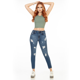 thumbnail image 4 of Pantalón Mujer Mezclilla Stretch Jeans Basico Push Up Dama azul acero 13, 4 of 5