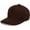 Brown, variant on Trucker Hat – Vintage Snapback Baseball Cap with Embroidered Design - Howdy (Upside Down) - Black