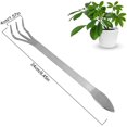 thumbnail image 2 of Stainless Steel Root Rake 3-Prong Loosen Soil Bonsai Tree Tools with Ergonomic Handle for Outdoor, 2 of 7
