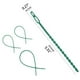 thumbnail image 3 of Envolturas de corbata de jardinería verde | Bandas de soporte para plantas | Entrenador de plantas de jardín | Bridas de goma blandas y reutilizables para tallos, ramas, enredaderas | Resistente a, 3 of 3