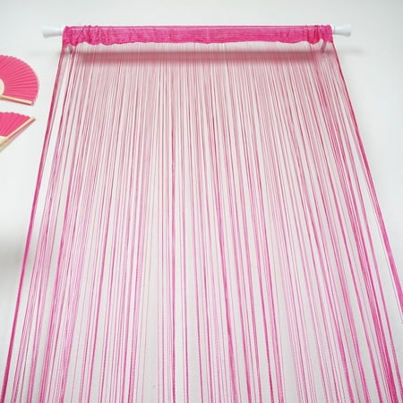 Red String Evil Eye Efavormart String Tassel Curtain Event Backdrop Door Window String Curtains Room Decor 8FT For Window Wall Decoration ()