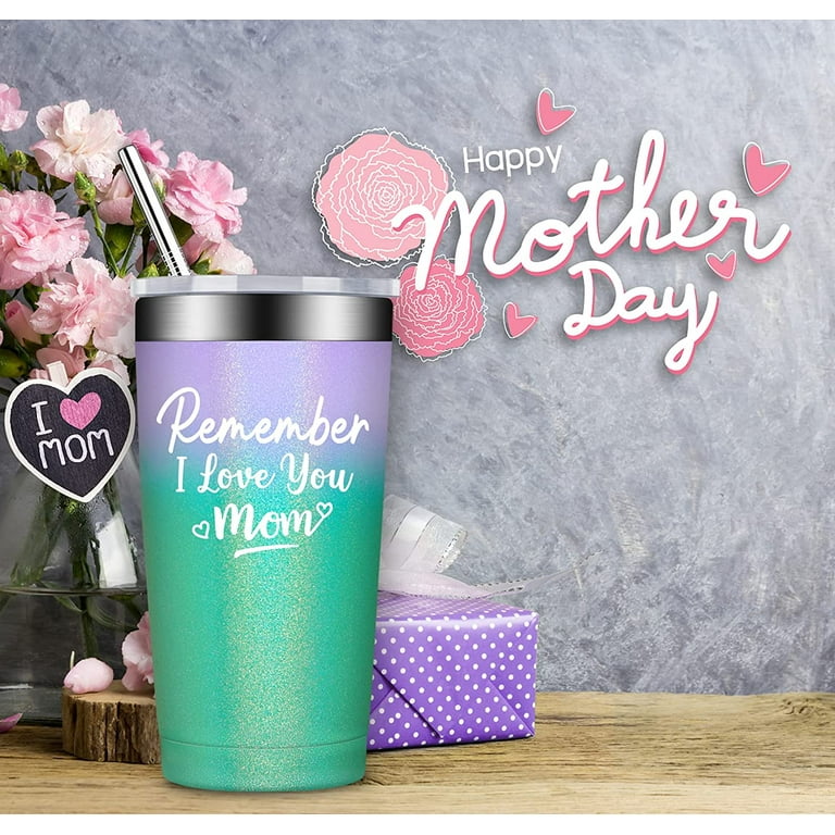 Mom Gifts - Funny Mom Birthday Gifts from Daughter, Son, Kids - Christmas  Mothers Day Present Idea for Mommy, New Mom, Wife, Women, Her - Stainless  Steel Tumbler Cup 