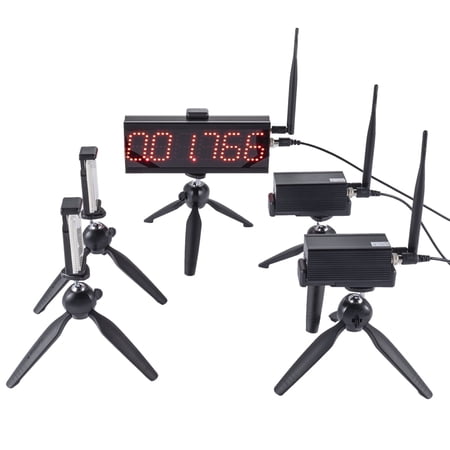 XINJINHO S-001 Wireless Laser Timing System for Sprint Racing & Horse Training High-Precision Single Athlete Electronic Timer