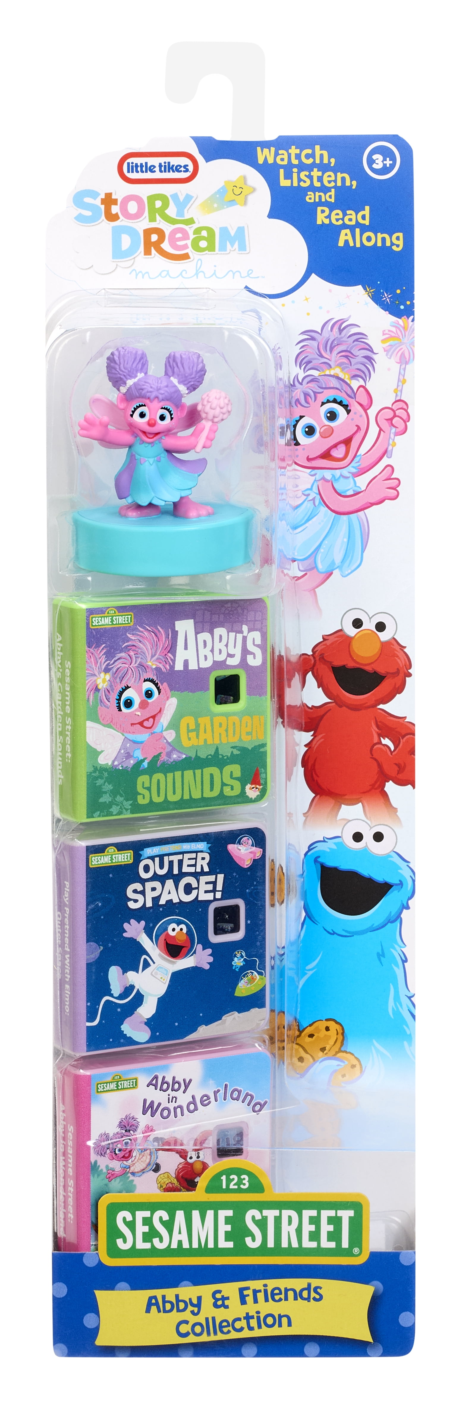 Little Tikes Story Dream Machine Sesame Street Abby & Friends Collection, 3 Stories, Ages 3+