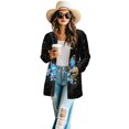 thumbnail image 2 of SCRAWLGOD Galaxy Butterfly Women's Cardigan Jacket Lightweight Sweatshirt Woman Long Sleeve Women Long Cardigan with Pockets Stretchy Sweater Coats Fall Size XL for Travel, 2 of 7