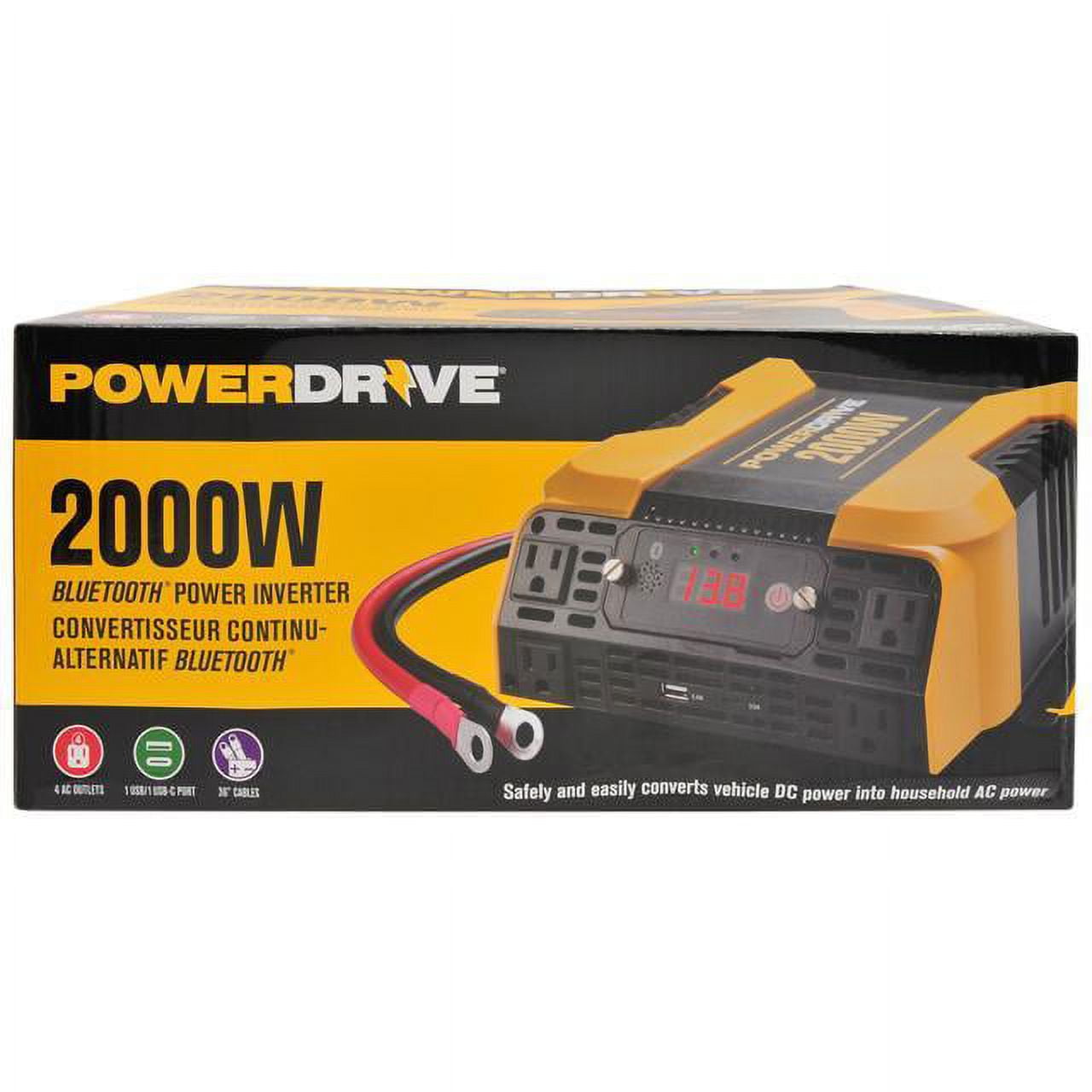 PowerDrive 2000-Watt Power Inverter PWD2000P - The Home Depot