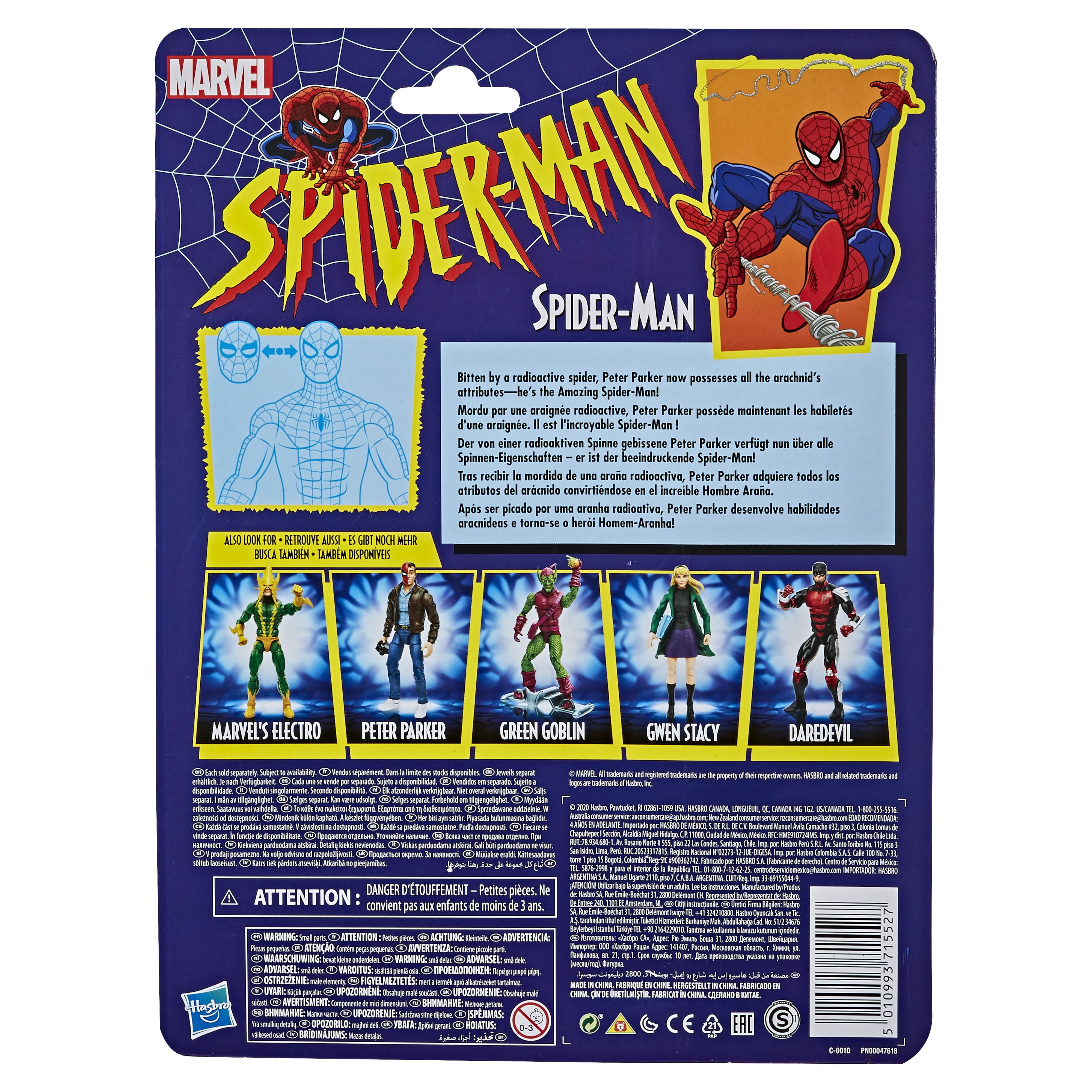 Marvel Legends - Vintage Retro série Spider-Man - Figurine Spider