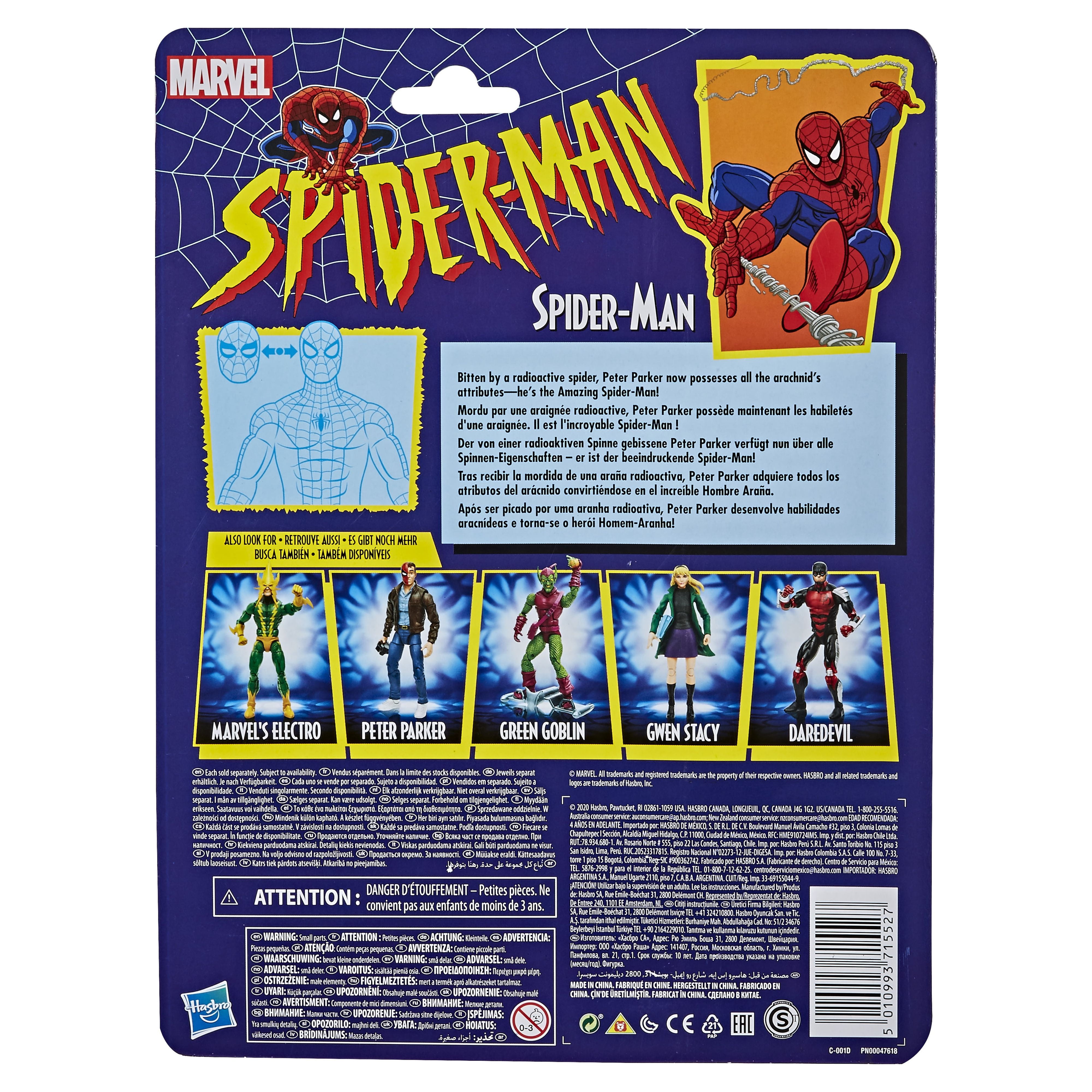 Spider-Man: No Way Home Marvel Legends Spider-Man 6-Inch Action Figure -  Retro Force Toy Store