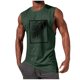 thumbnail image 1 of Hombres Moda Casual Impresión Suéter Cuello Redondo Deportes Tanque sin Mangas para el Uso Diario Al Aire Libre, 1 of 5