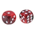 thumbnail image 3 of 10 Dados de Seis Caras D6 con Puntos para Mazmorras Y Accesorios de Dragones , rojo rojo CUTICAT Dados de seis lados D6, 3 of 8