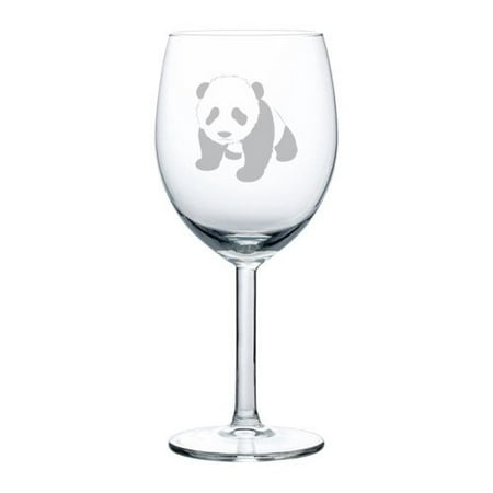 Wine Glass Goblet Baby Panda (10 oz)