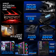 thumbnail image 3 of PC Gamer Xtreme PC Gaming AMD Radeon RX 9060 Ryzen 7 5700 16GB SSD 1TB WIFI Jinx Edition gaming 1080p, estudios y multitarea, 3 of 6