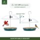 thumbnail image 3 of Comedero para pájaros Kingsyard, plataforma ajustable para exteriores, 3 of 9
