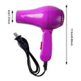 thumbnail image 6 of Hair Dryer With Folding Handle Travel Hair Dryer Blow Dryer Compact Hair Dryer Lightweight Salon Quiet Hairdryer For Women And Men Mini Hair Dryer Great For Travel, 6 of 6