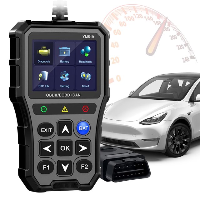 Lector Códigos Fallas Del Automóvil Herramienta Escaneo Diagnóstico Probador Batería Fácil Configuración