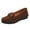 Brown, variant on Mostsola Loafers for Women Suede Casual Walking Shoes Non-Slip Comfortable Flats Driving Shoes