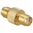 thumbnail image 5 of 6X SMA Female to Female Barrel Adapter RF Coax Connector Straight,Gold, 5 of 8